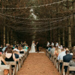 Outdoor wedding in the woods at Maidenwood Weddings and Events