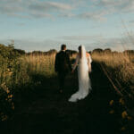 Outdoor stroll at Maidenwoods Events - weddings spring 2022-2