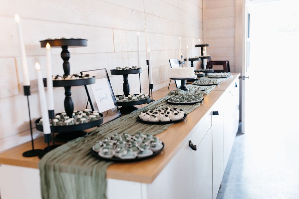Check out this assortment of sweet treats on our dessert table. Wisconsin Wedding Venues Dessert options are endless.